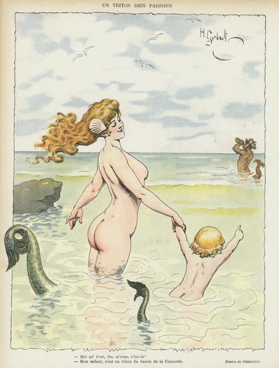 Le Rireのイラスト（カラーリソ） 作： Henri Gerbault