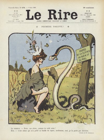 Le Rireのイラスト（カラーリソ） 作： Henri Gerbault