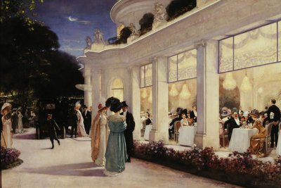 プレ・カテランでの夕べ 作： Henri Gervex