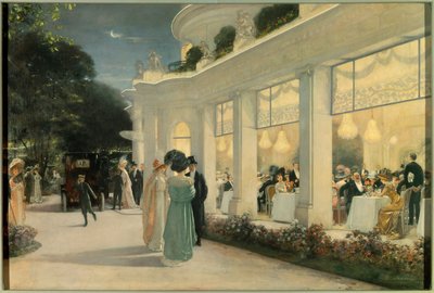 プレ・カテラン（Pre-Catelan）での夕食 作： Henri Gervex
