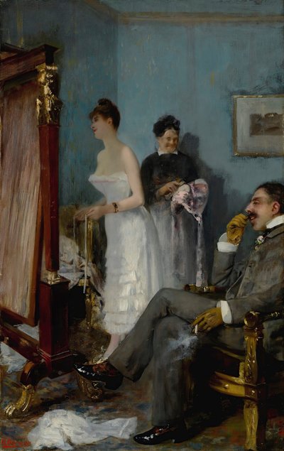 ナナ、1880年代初頭。 作： Henri Gervex