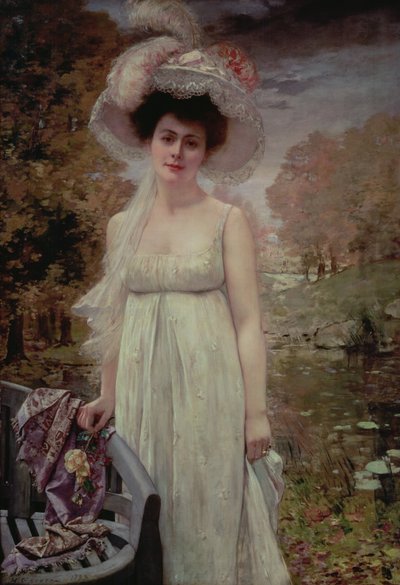 マダムジェルベックスの肖像、1899年 作： Henri Gervex