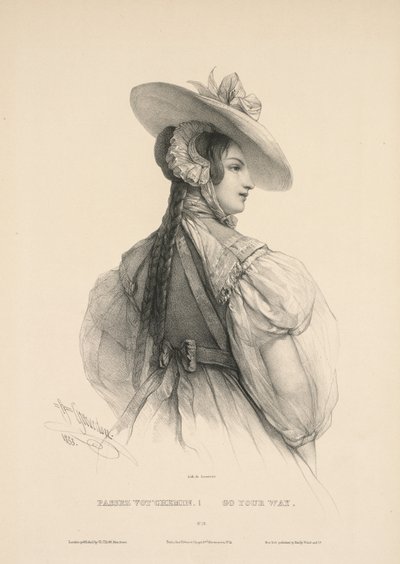 Go Your Way Pass VotChemin、1833年。 作： Henri Grevedon