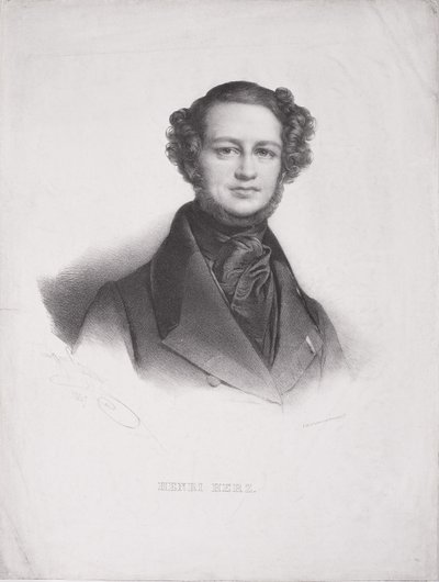 アンリヘルツ（1803-88） 作： Henri Grevedon
