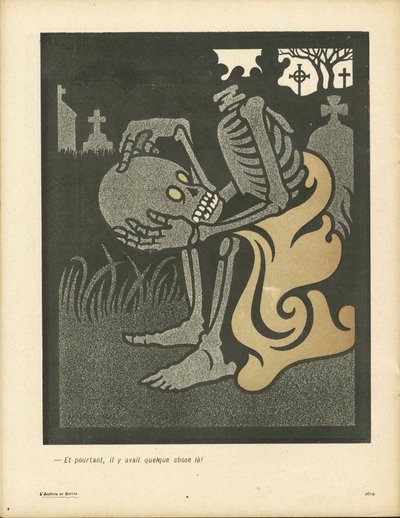 ラシエット・オ・ブール」156番、風刺的な色彩 作： Henri Gustave Jossot