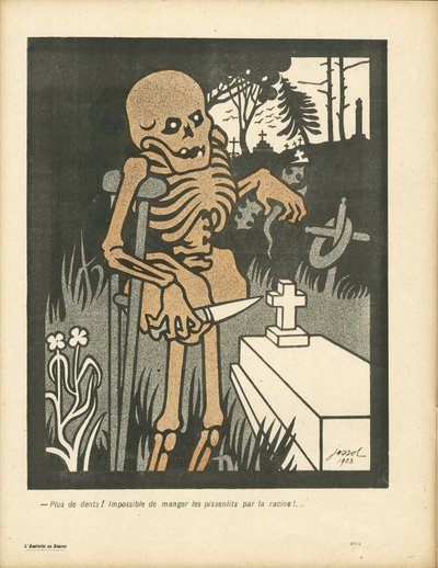ラシエット・オ・ブール」156番、風刺的な色使い 作： Henri Gustave Jossot