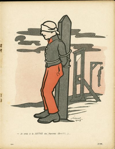 ラシエット・オ・ブール』163号、風刺的な色彩 作： Henri Gustave Jossot