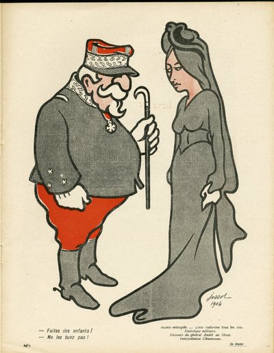 ラシエット・オ・ブール」178番、サティリカル・カラーズ 作： Henri Gustave Jossot