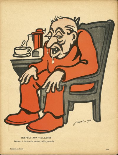 ラシエット・オ・ブール、302番、サティリカル・カラーズ 作： Henri Gustave Jossot
