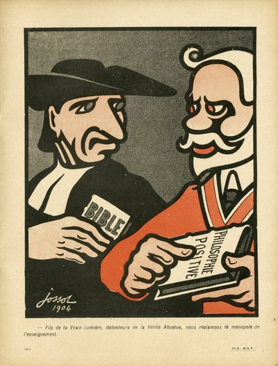 バター・プレート、169号、風刺的な色彩 作： Henri Gustave Jossot