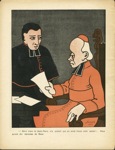 プレート・オー・バター、59号、サティリカル・アン・カラーズ 作： Henri Gustave Jossot