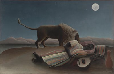 眠るジプシー 作： Henri J.F. Rousseau