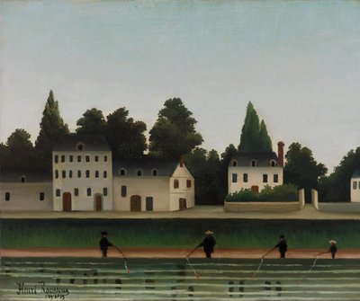 漁師のいる風景、1909年 作： Henri J.F. 1844 1910 Rousseau