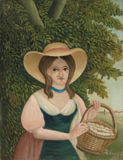 卵の女 作： Henri J.F. 1844 1910 Rousseau