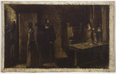 十字架 1887年頃（油彩・キャンバス） 作： Henri Jean Guillaume Martin