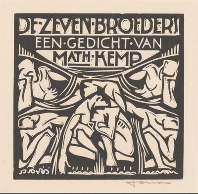 The Seven Brothers (オブジェクトの元のタイトル) 作： Henri Jonas (signed by artist)