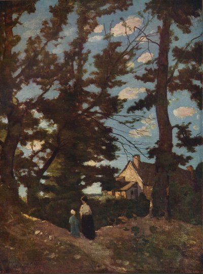 風景、c1915 作： Henri Joseph Harpignies