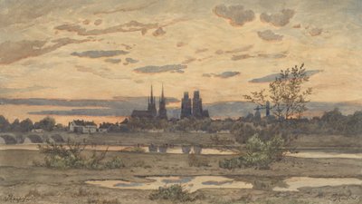 ムーランの眺め、カリフォルニア州。 1850-60。 作： Henri Joseph Harpignies