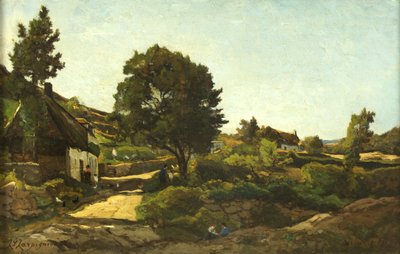 Avallon 作： Henri Joseph Harpignies