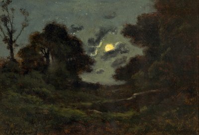 月光、1897 作： Henri Joseph Harpignies