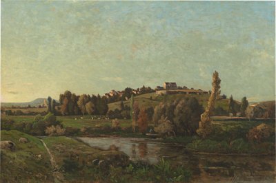 オーヴェルニュの風景 作： Henri Joseph Harpignies