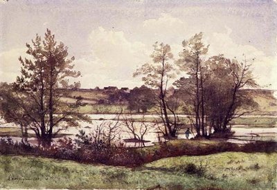No.0849 サンプリヴェ付近のファーフラッド 作： Henri Joseph Harpignies