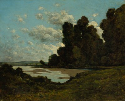 ヌヴェールのロワール川、1901年。 作： Henri Joseph Harpignies