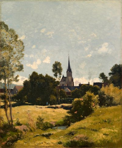 ヴィレッジ・チャーチ 作： Henri-Joseph Harpignies