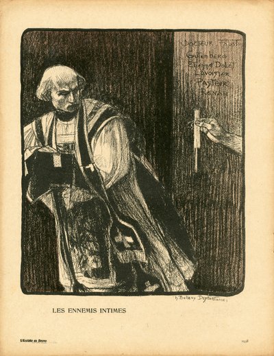 The Butter Plate, number 180, Satirical in B&W 作： Henri Jules Ferdinand Bellery Defontaines