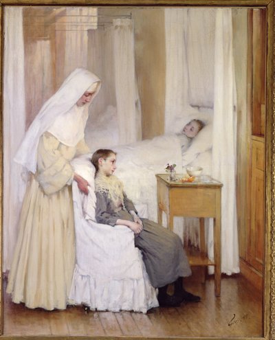 ノートルダムデュペルペトゥエルボンセカーズ病院、1903年 作： Henri Jules Jean Geoffroy