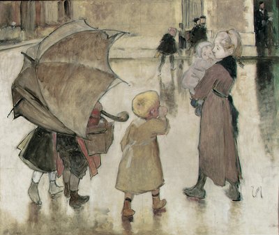 学校に戻る 作： Henri Jules Jean Geoffroy