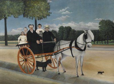 古いジュニアのカート 作： Henri Julien Félix Rousseau