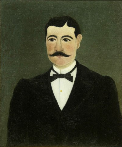 1891年頃、市民服のFrumence Bicheの肖像. 作： Henri Julien Félix Rousseau