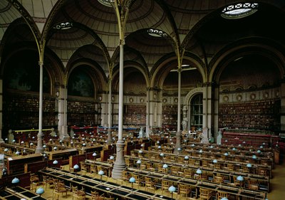 Salm des Imprimesの内部、1868 作： Henri Labrouste