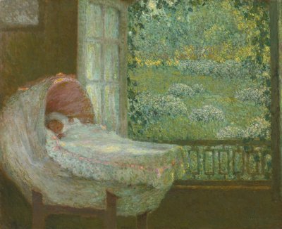 クレードル、1905 作： Henri Le Sidaner