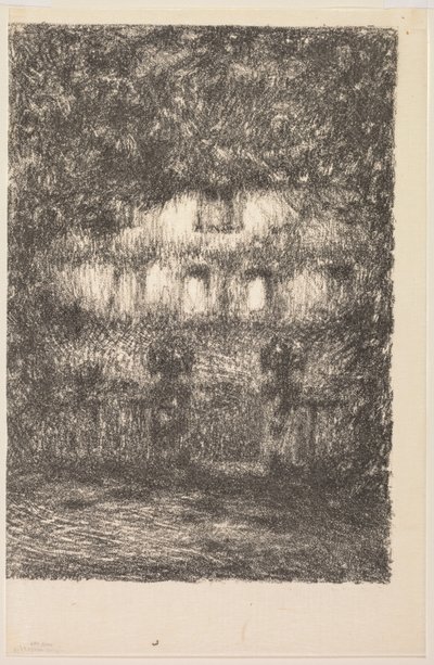 月明かりの家 作： Henri Le Sidaner