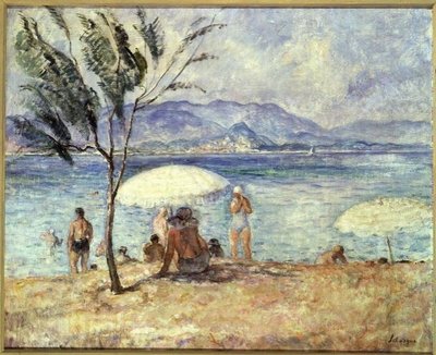 水浴客、1928年頃 作： Henri Lebasque