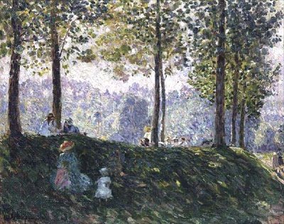 公園の子供たち 作： Henri Lebasque