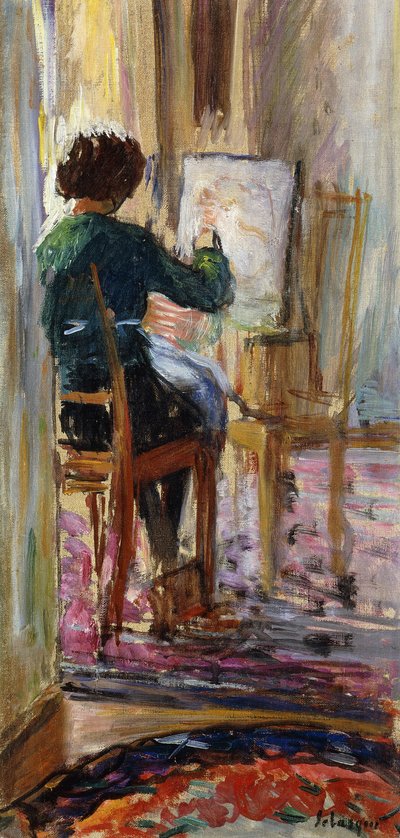 アーティストの娘。アーティストの娘、 作： Henri Lebasque