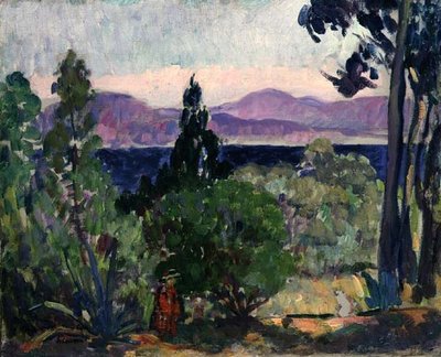 ミディの風景」（油彩・キャンバス） 作： Henri Lebasque