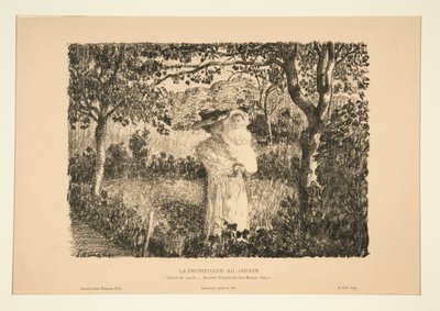 庭の散歩 作： Henri Lebasque