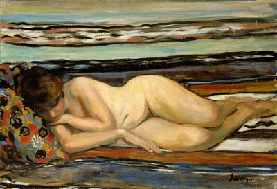 眠っているヌードの女性; Nu Allonge、 作： Henri Lebasque