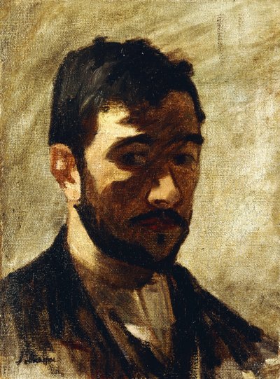 アーティストの肖像、1888 作： Henri Lebasque