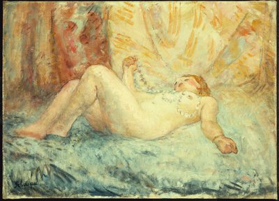 リクライニングヌード 作： Henri Lebasque