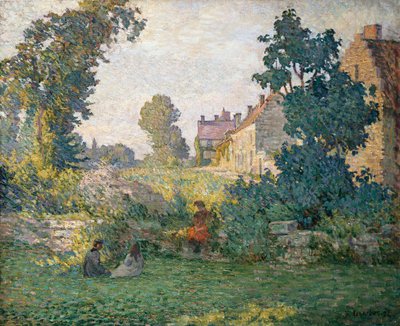 シーンシャンペトル、1894 作： Henri Lebasque