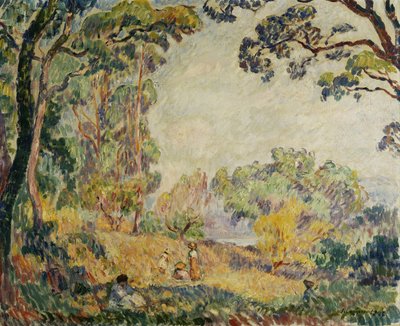 田舎の女性と少女。田舎の女性と少女、1906 作： Henri Lebasque