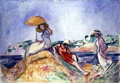 海辺の女たち」1910年頃（油彩・キャンバス） 作： Henri Lebasque