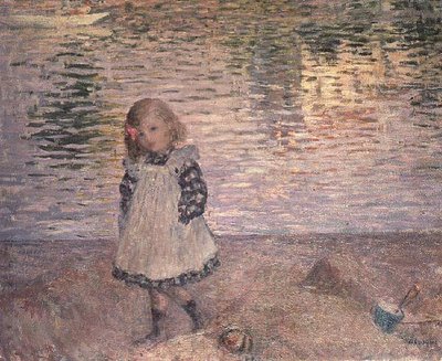 海辺の少女 作： Henri Lebasque