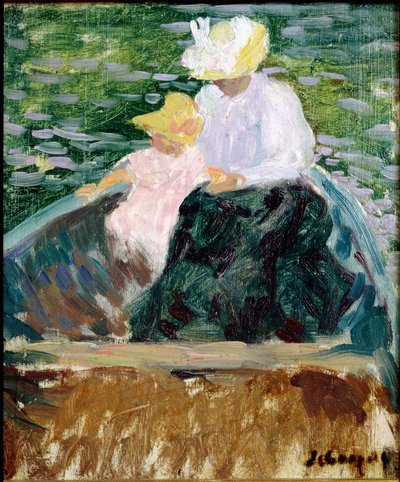 ボートの中 作： Henri Lebasque