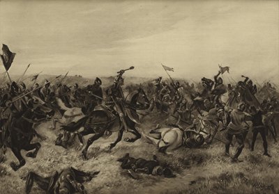 アジャンクールの戦い; 1415（グラビア） 作： Henri Louis Dupray